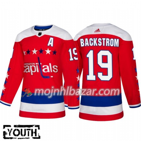 Dresovi Washington Capitals Nicklas Backstrom 19 Adidas 2018-2019 Alternate Authentic - Dječji Dresovi Washington Capitals Nicklas Backstrom 19 Adidas 2018-2019 Alternate Authentic - Dječji
